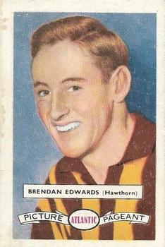 1958 Atlantic Petrol Stations Victorian League Stars #13 Brendan Edwards Front
